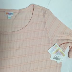 Lularoe Gigi top salmon pink 2XL